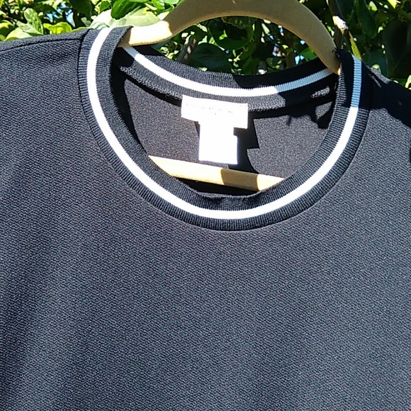 ENOUGH ABOUT ME Ribbed Neck Stretch Dress Black - Picture 2 of 8